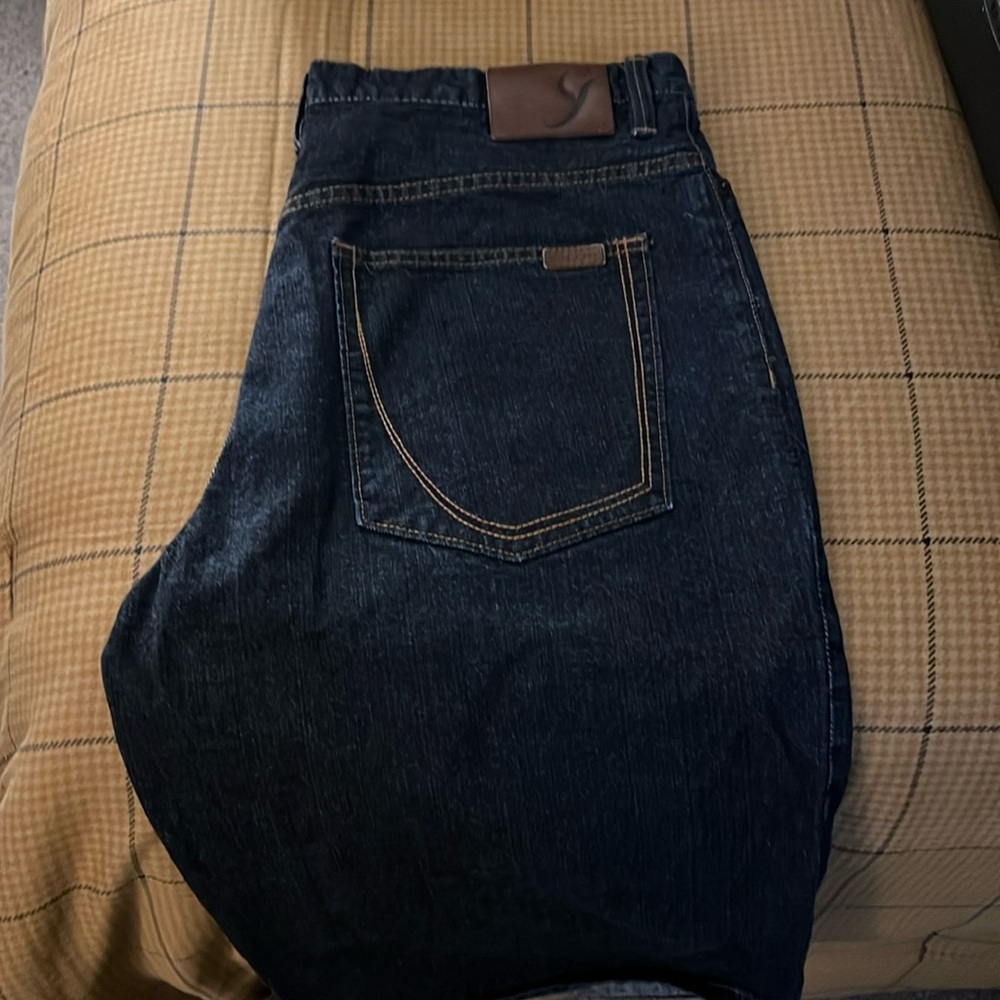 Sean John denim shorts.